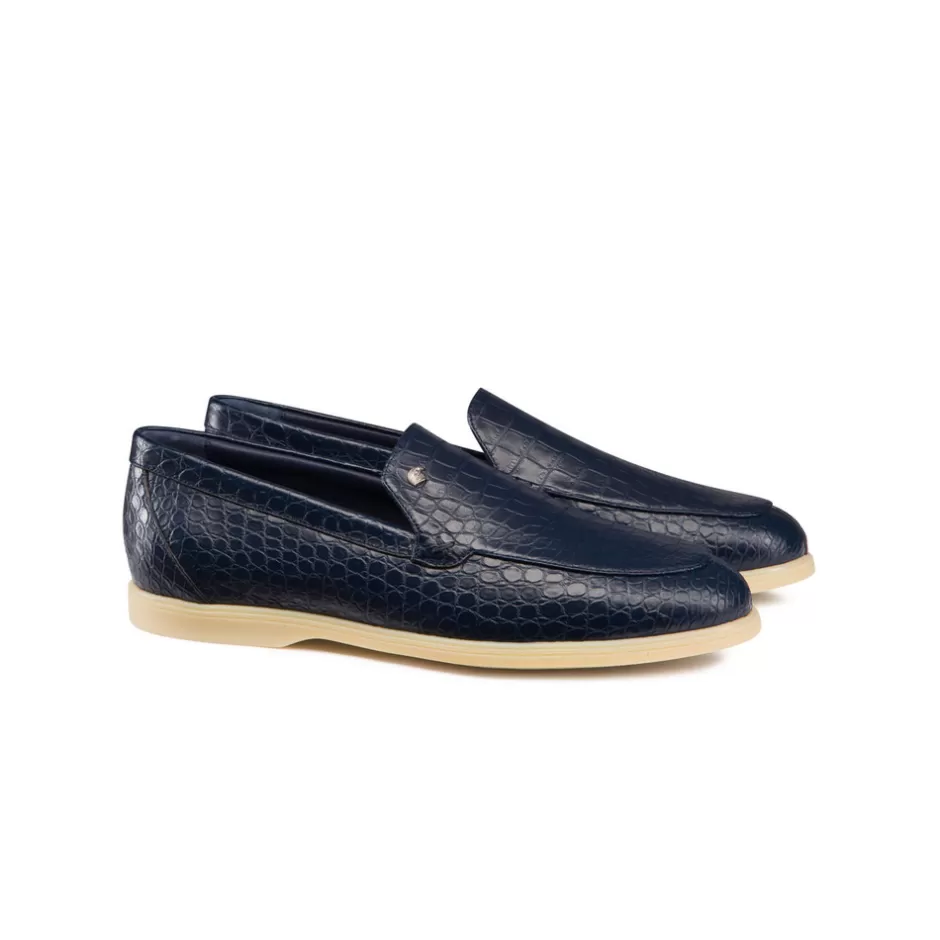 MATTED CROCODILE LEATHER LOAFERS | Stefano Ricci Clearance
