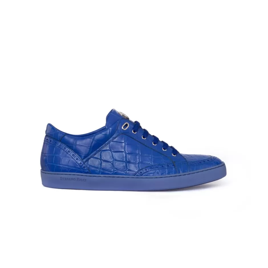 MATTED CROCODILE LEATHER SNEAKERS | Stefano Ricci Flash Sale