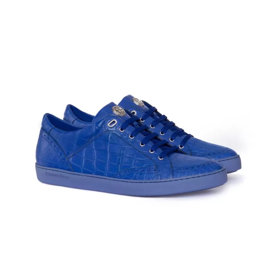 MATTED CROCODILE LEATHER SNEAKERS | Stefano Ricci Flash Sale