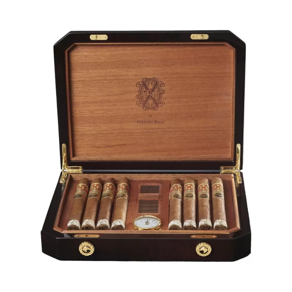 OPUS X BY SR 8 CIGAR TRAVEL HUMIDOR | Stefano Ricci Clearance