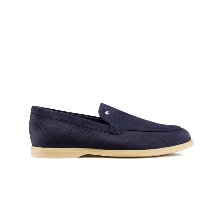 PERFORATED SUEDE LOAFERS | Stefano Ricci Sale