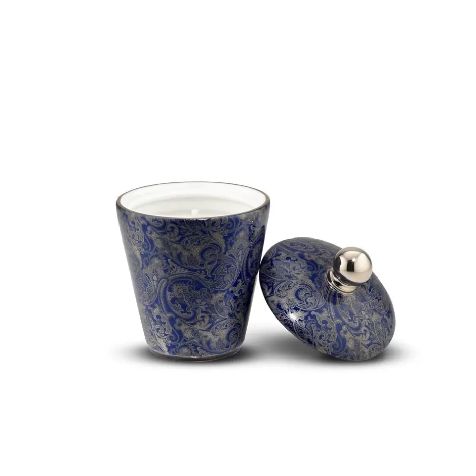 SCENTED CANDLE BLUE FINE PAISLEY | Stefano Ricci Best
