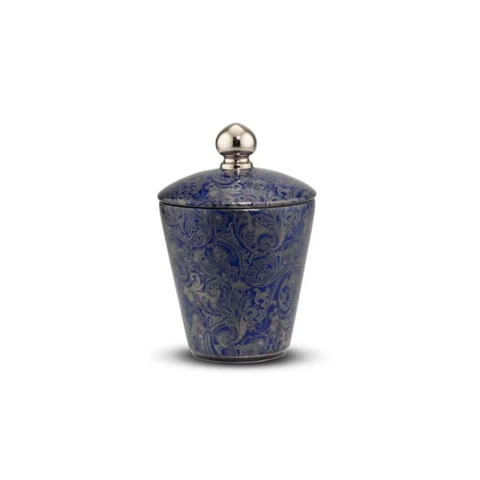 SCENTED CANDLE BLUE FINE PAISLEY | Stefano Ricci Best