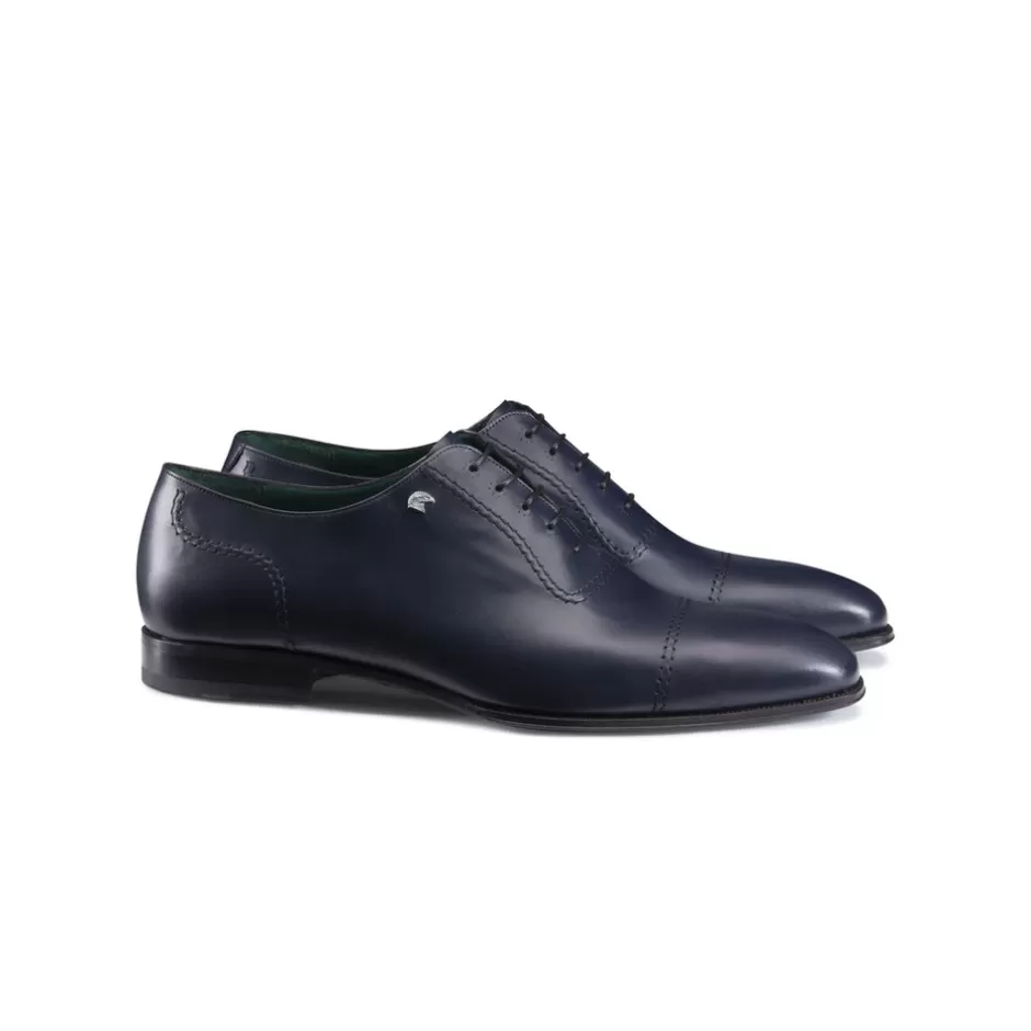 SHINY CALFSKIN LEATHER OXFORD SHOES | Stefano Ricci Shop