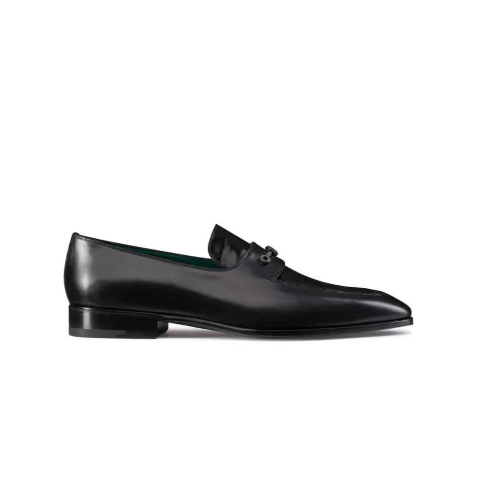 SHINY CROCODILE AND CALFSKIN LEATHER LOAFERS | Stefano Ricci Discount