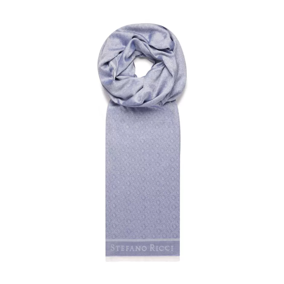 SILK AND CASHMERE SCARF | Stefano Ricci Online