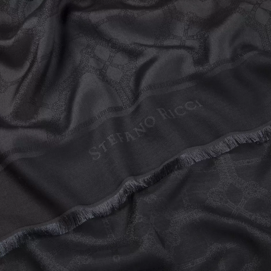 SILK AND CASHMERE SCARF | Stefano Ricci Store