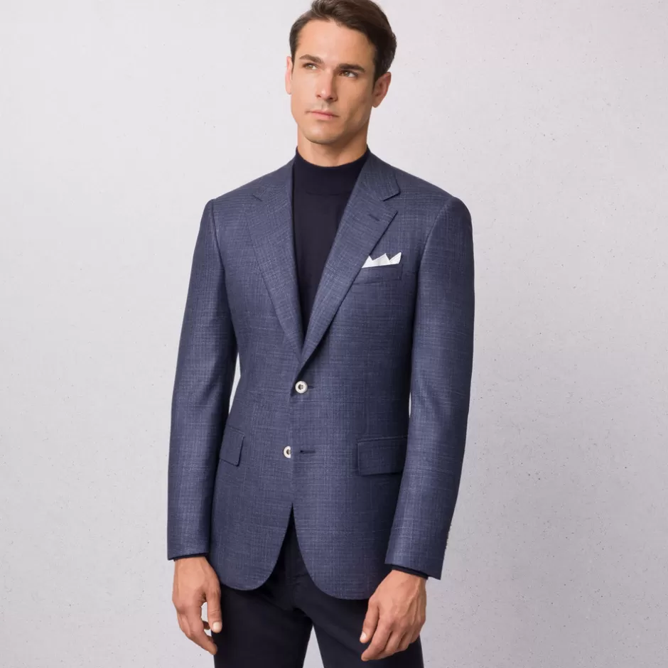 SILK AND CASHMERE TWO-BUTTON JACKET | Stefano Ricci Fashion