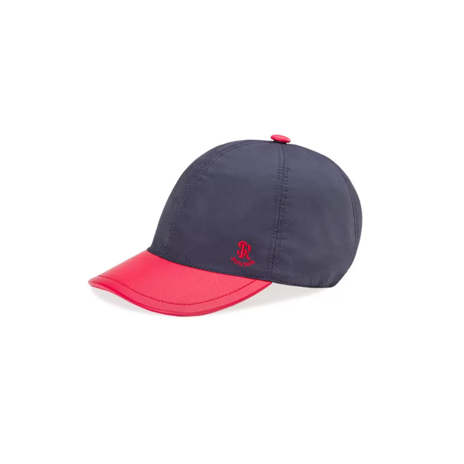 SILK AND DEERSKIN BASEBALL CAP | Stefano Ricci Fashion