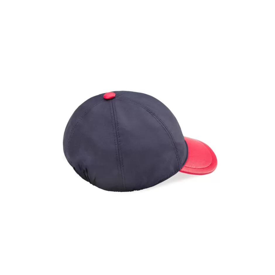 SILK AND DEERSKIN BASEBALL CAP | Stefano Ricci Fashion