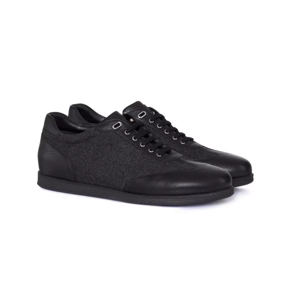 SNEAKERS WITH DEERSKIN LEATHER | Stefano Ricci Hot