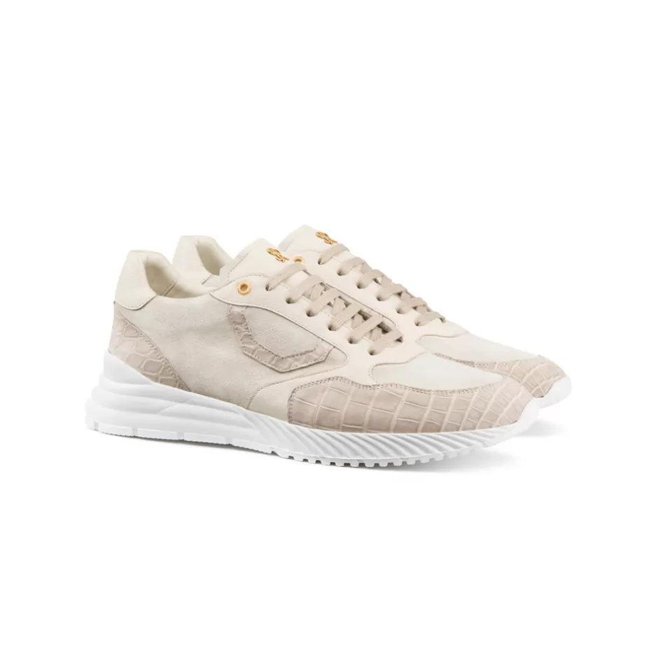 SUEDE AND CALFSKIN LEATHER AND SNEAKERS | Stefano Ricci Best Sale
