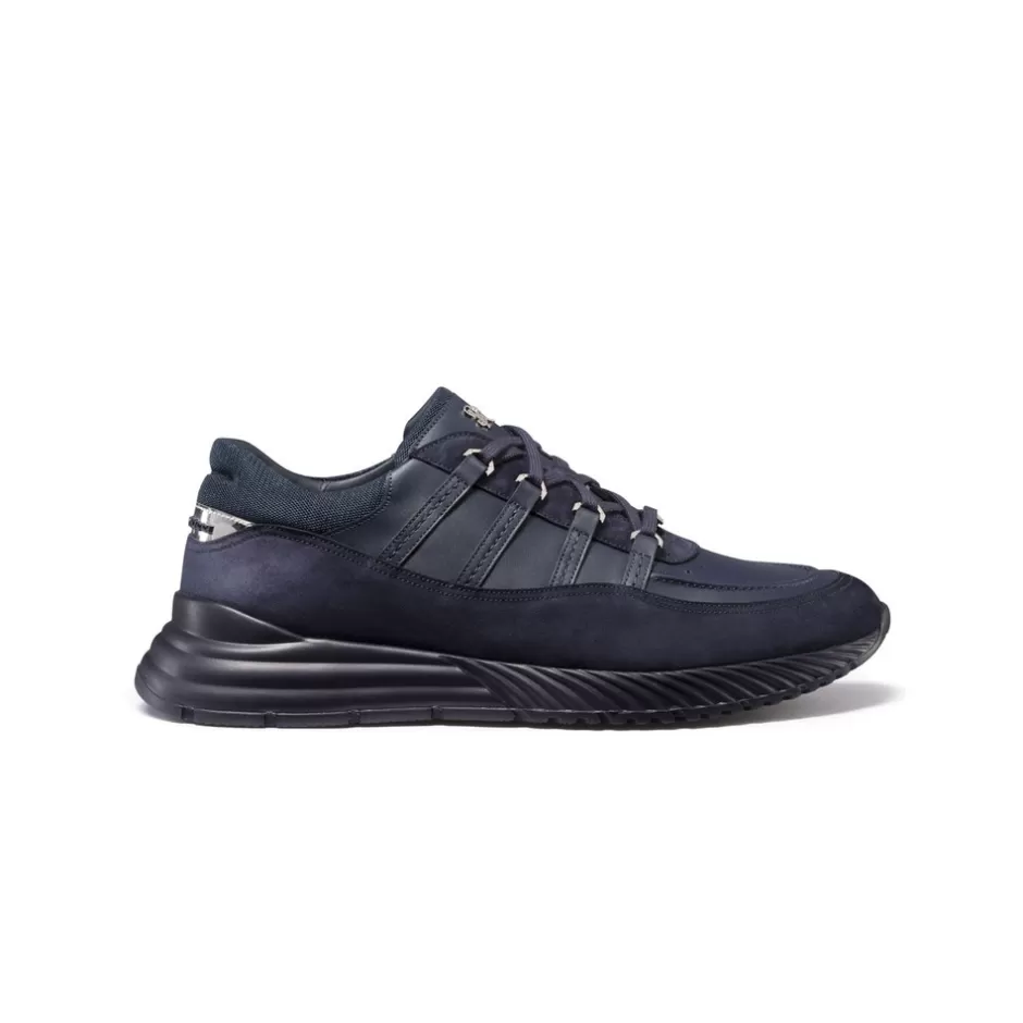SUEDE AND CALFSKIN LEATHER SNEAKERS | Stefano Ricci Discount