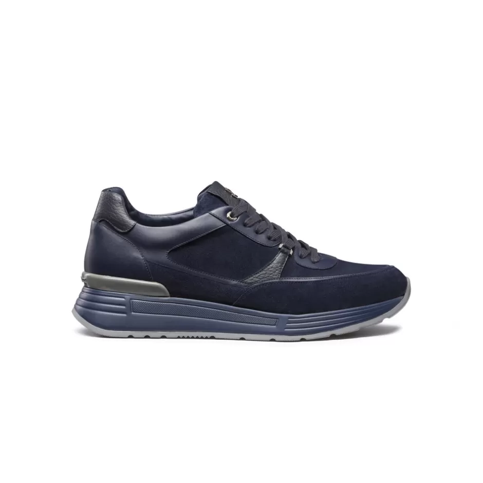 SUEDE AND CALFSKIN LEATHER SNEAKERS | Stefano Ricci Store