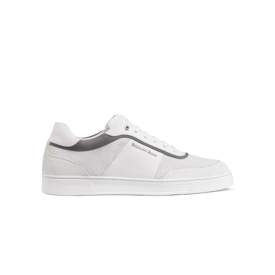 SUEDE AND CALFSKIN LEATHER SNEAKERS | Stefano Ricci Best Sale
