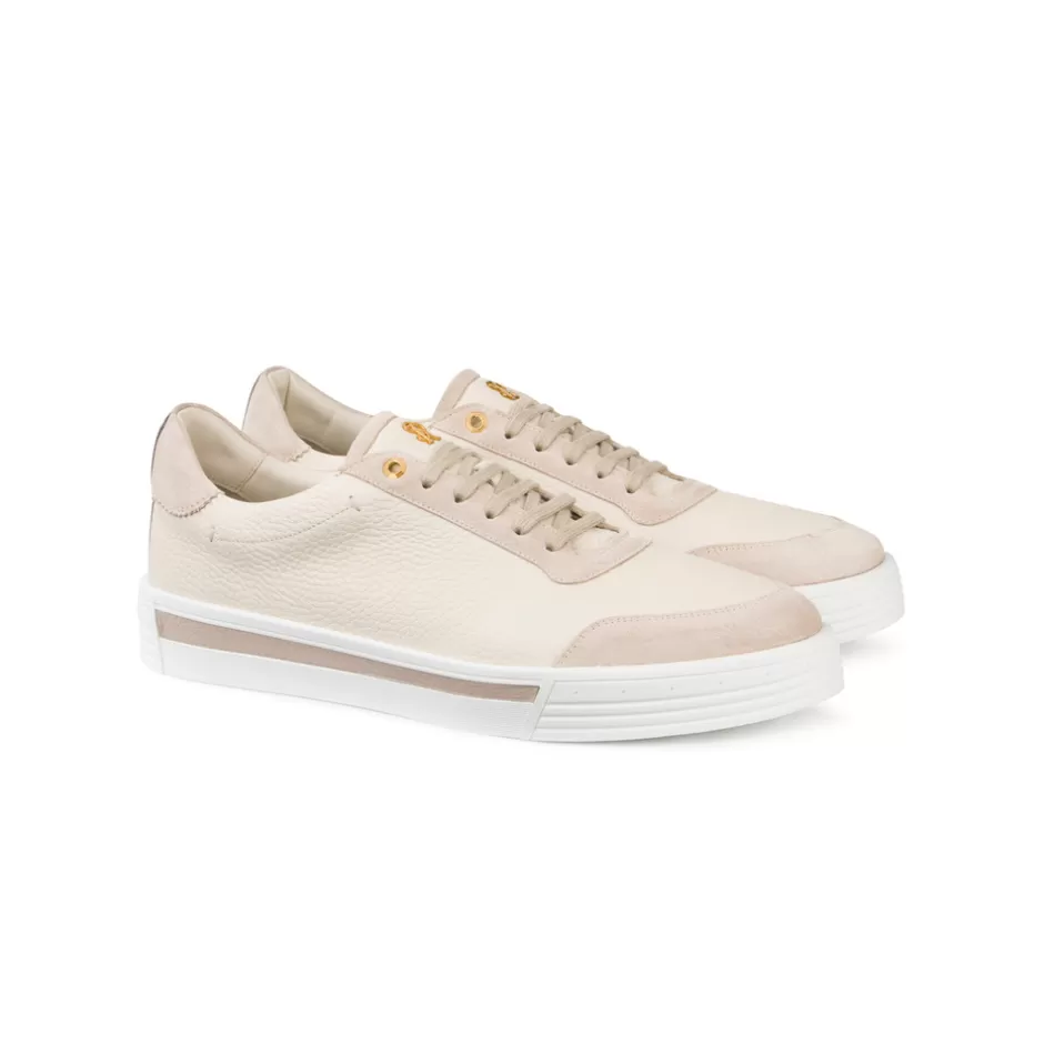 SUEDE AND CALFSKIN LEATHER SNEAKERS | Stefano Ricci Fashion