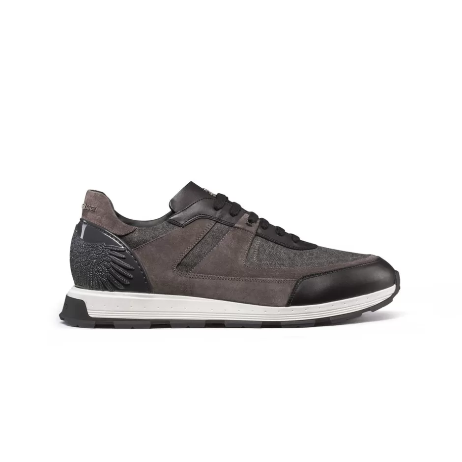 SUEDE AND LEATHER SNEAKERS | Stefano Ricci Hot