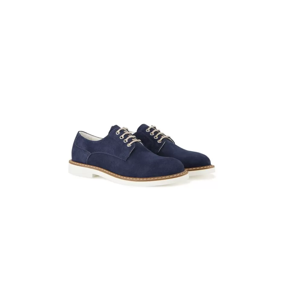 SUEDE DERBY SHOES | Stefano Ricci Hot