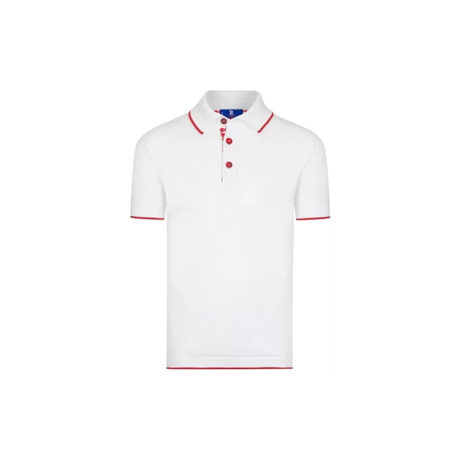 THREE BUTTON POLO | Stefano Ricci Flash Sale