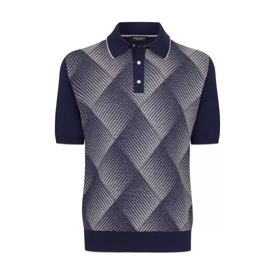 THREE-BUTTON POLO SHIRT | Stefano Ricci Online