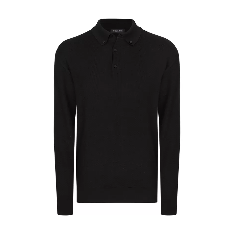 THREE-BUTTON POLO SHIRT | Stefano Ricci Clearance