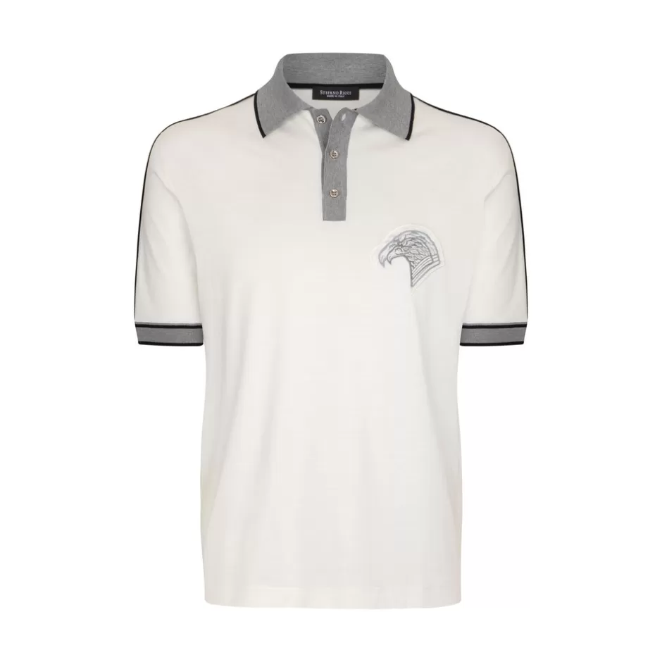 THREE-BUTTON POLO SHIRT | Stefano Ricci Outlet