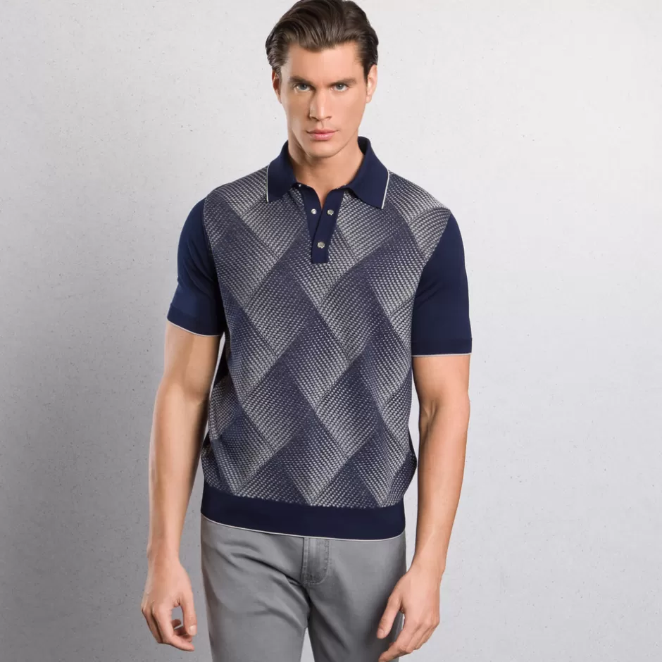 THREE-BUTTON POLO SHIRT | Stefano Ricci Online