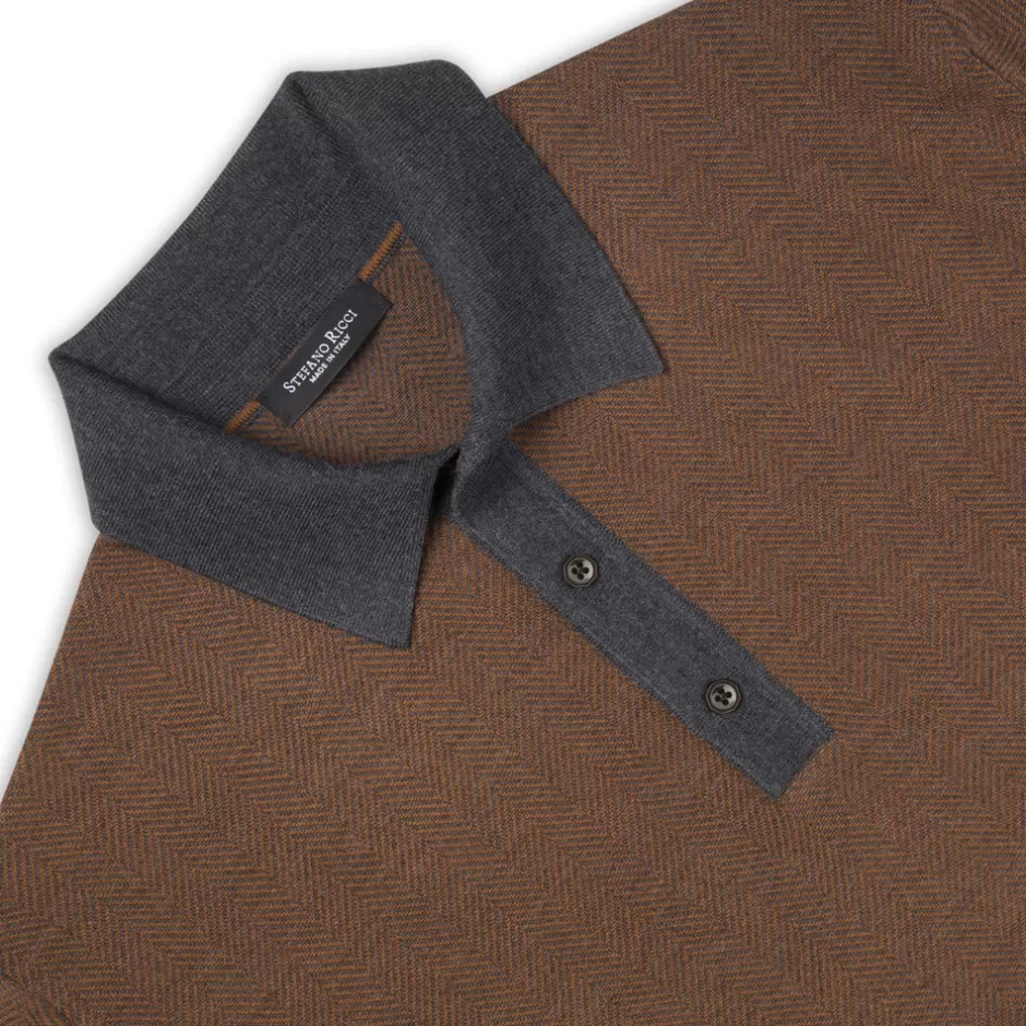 THREE-BUTTON POLO SHIRT | Stefano Ricci Fashion