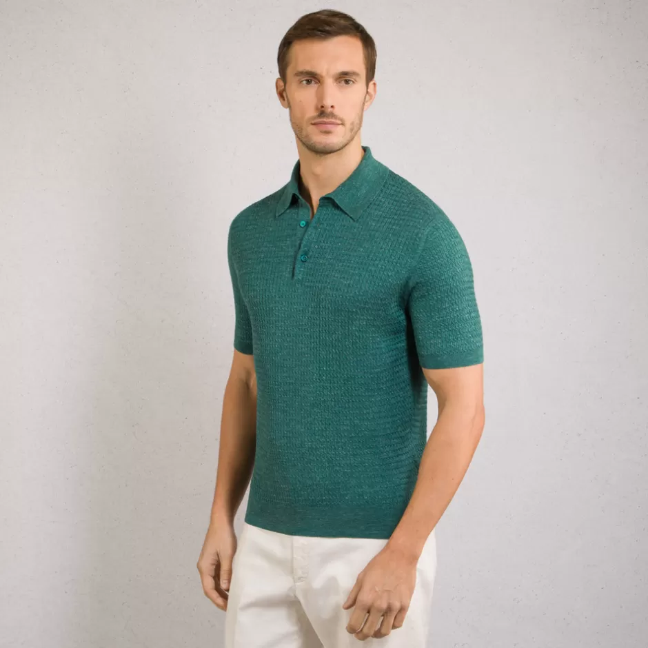THREE-BUTTON POLO SHIRT | Stefano Ricci Online