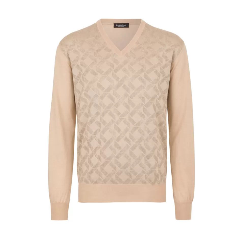 V-NECK SWEATER | Stefano Ricci Sale