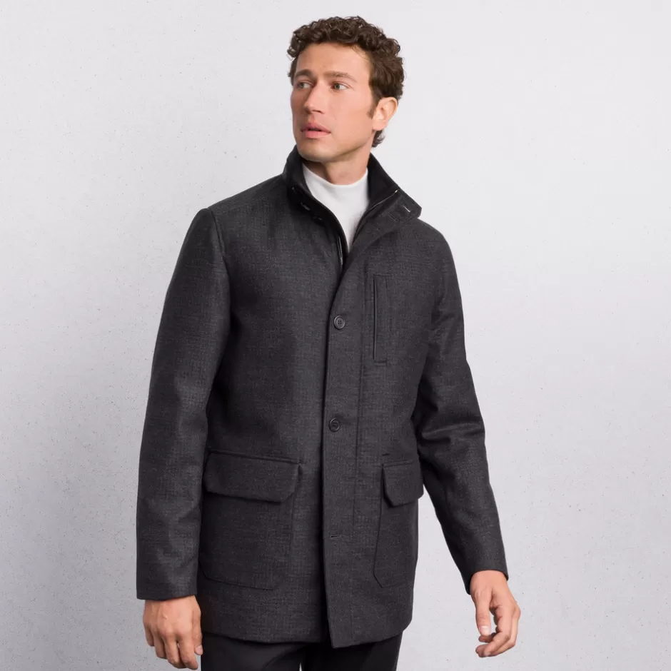 WOOL AND CASHMERE BLEND FIELD JACKET | Stefano Ricci Cheap