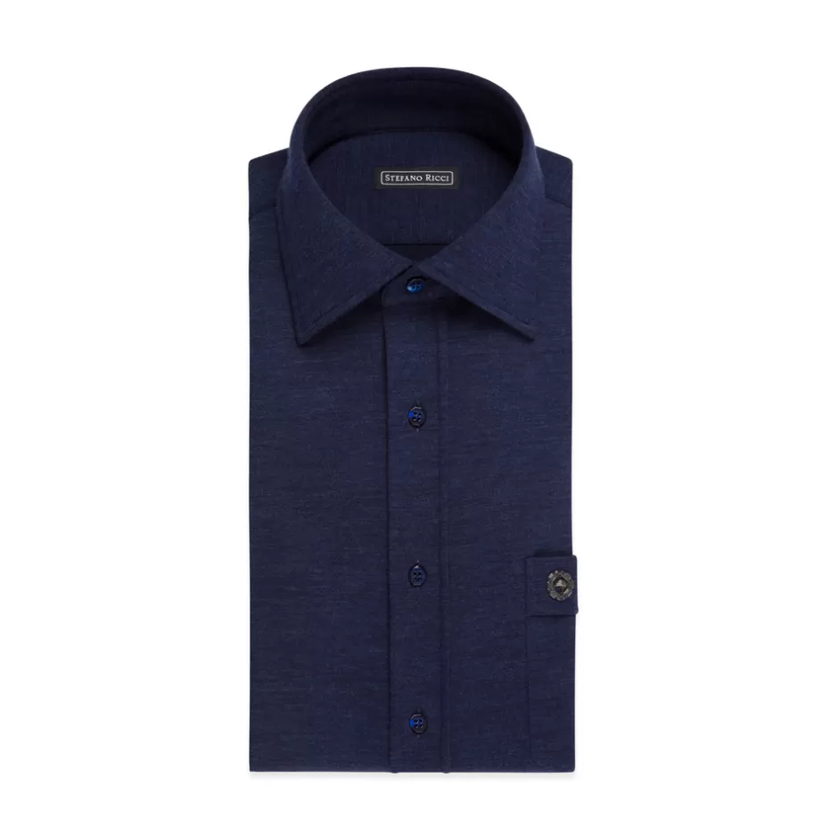 WOOL BLEND TORINO SHIRT | Stefano Ricci Hot
